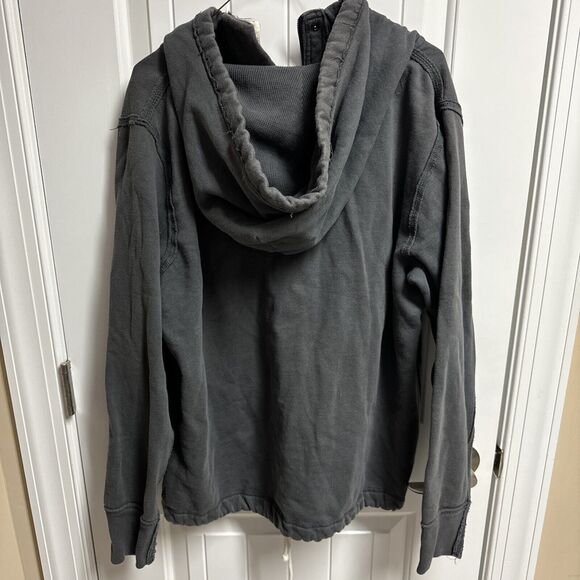 Vintage NC State Wolfpack Embroidered Hoodie  Mens XL Gray Colosseum Y2K VTG - Picture 4 of 4